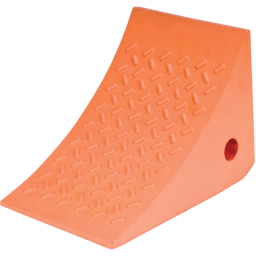 Wheel Chocks, Urethane, Orange, 8" W x 11" D x 8" H Rock Safety Industrial Ltd