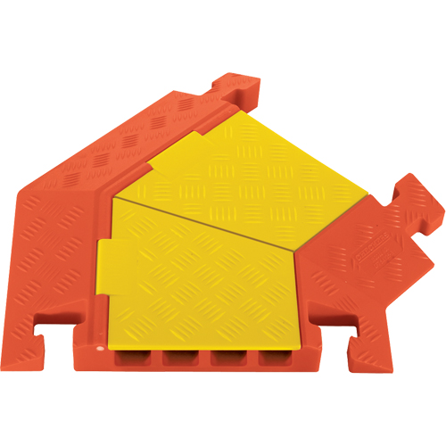 Linebacker&reg; 5-Channel Heavy Duty Cable Protector - Right Turn Rock Safety Industrial Ltd