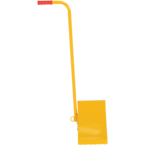 Ergo Handle Wheel Chock, Steel, Yellow, 8" W x 10-3/4" D x 9-1/8" H Rock Safety Industrial Ltd