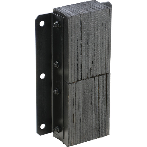 Butoir de quai lamell&eacute;, Vertical, Caoutchouc, 13-1/4" la x 4-1/2" p x 20" h Rock Safety Industrial Ltd
