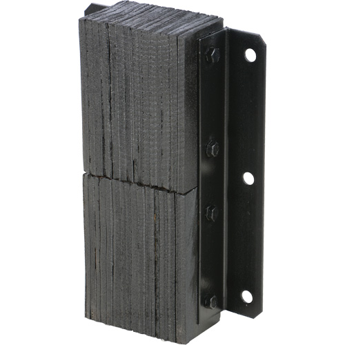 Butoir de quai lamell&eacute;, Vertical, Caoutchouc, 13-1/4" la x 4-1/2" p x 20" h Rock Safety Industrial Ltd