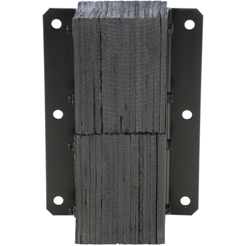 Butoir de quai lamell&eacute;, Vertical, Caoutchouc, 13-1/4" la x 4-1/2" p x 20" h Rock Safety Industrial Ltd