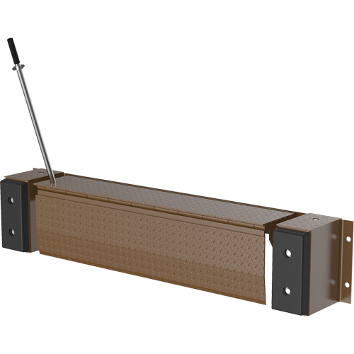 Mechanical Edge-O-Dock Leveler, 93" W, 66" Deck Width, 29" Span Rock Safety Industrial Ltd