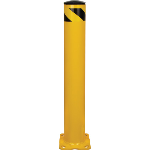 Butoir de s&eacute;curit&eacute;, Acier, 36" h x 5-1/2" la, Jaune Rock Safety Industrial Ltd