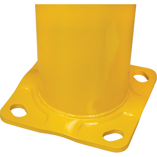 Safety Bollard, Steel, 42" H x 5-1/2" W, Yellow Rock Safety Industrial Ltd