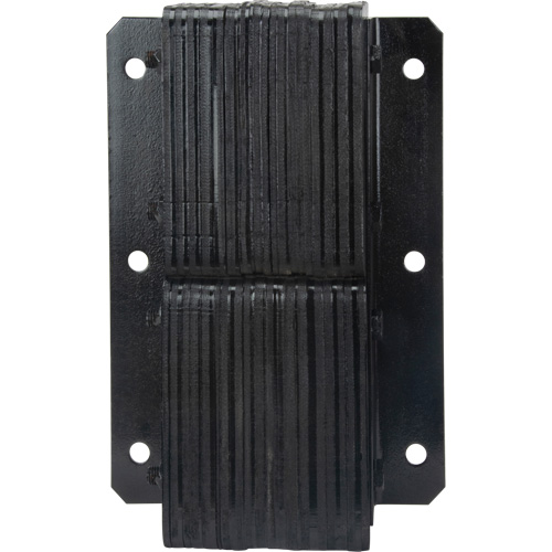 Laminated Dock Bumpers, Vertical, Rubber, 11" W x 4" D x 20" H Rock Safety Industrial Ltd