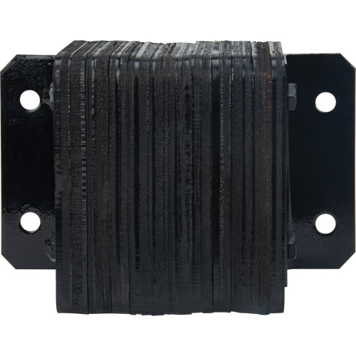 Laminated Dock Bumpers, Horizontal, Rubber, 12" W x 4" D x 10" H Rock Safety Industrial Ltd