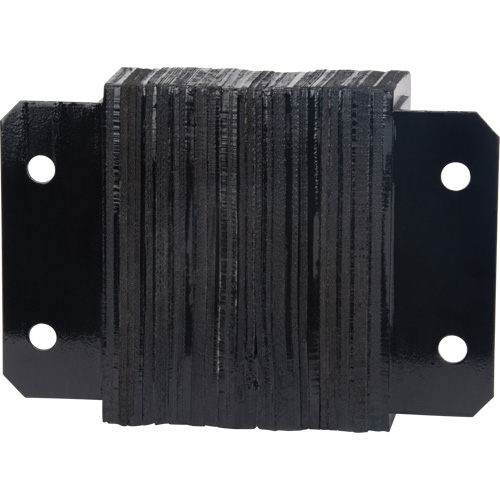 Laminated Dock Bumpers, Horizontal, Rubber, 12" W x 4" D x 10" H Rock Safety Industrial Ltd