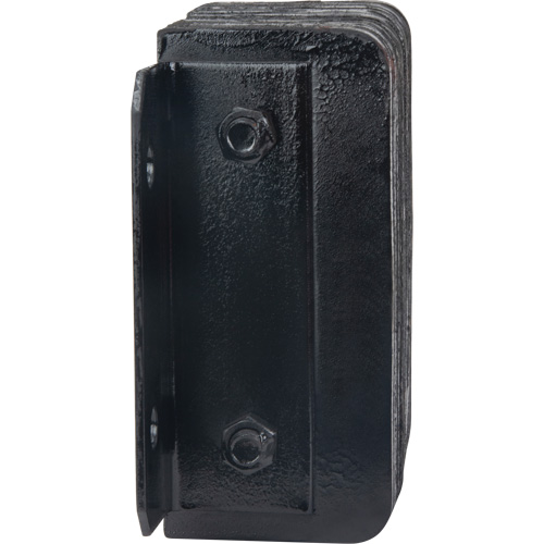 Laminated Dock Bumpers, Horizontal, Rubber, 12" W x 4" D x 10" H Rock Safety Industrial Ltd