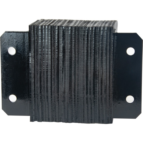Laminated Dock Bumpers, Horizontal, Rubber, 12" W x 6" D x 10" H Rock Safety Industrial Ltd
