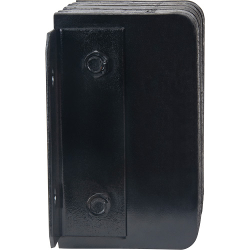 Laminated Dock Bumpers, Horizontal, Rubber, 12" W x 6" D x 10" H Rock Safety Industrial Ltd
