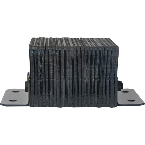 Laminated Dock Bumpers, Horizontal, Rubber, 12" W x 6" D x 10" H Rock Safety Industrial Ltd