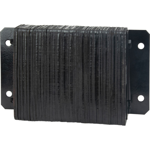 Laminated Dock Bumpers, Horizontal, Rubber, 18" W x 4" D x 12" H Rock Safety Industrial Ltd