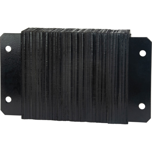 Laminated Dock Bumpers, Horizontal, Rubber, 18" W x 4" D x 12" H Rock Safety Industrial Ltd