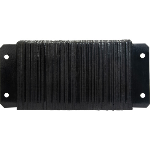 Butoirs de quai lamell&eacute;s, Horizontal, Caoutchouc, 24" la x 4" p x 12" h Rock Safety Industrial Ltd