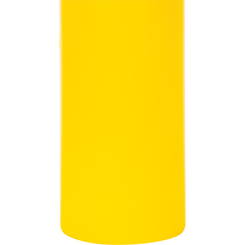 Capuchon en poly&eacute;thyl&egrave;ne pour borne de protection, 4-1/2" dia. x 64" l, Rouge/Jaune Rock Safety Industrial Ltd