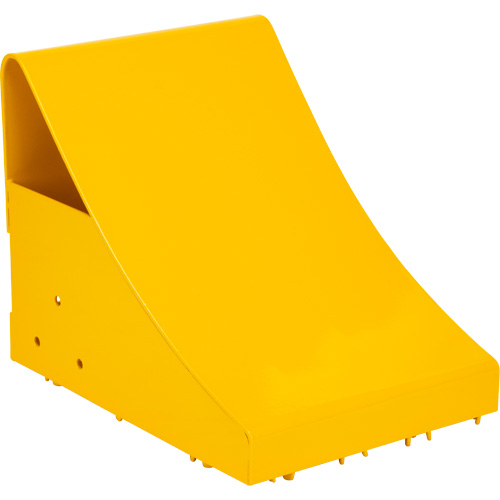 Ice Chocks, Steel, Yellow, 8-1/16" W x 10-5/8" D x 8-13/16" H Rock Safety Industrial Ltd