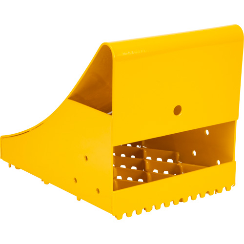 Ice Chocks, Steel, Yellow, 8-1/16" W x 10-5/8" D x 8-13/16" H Rock Safety Industrial Ltd