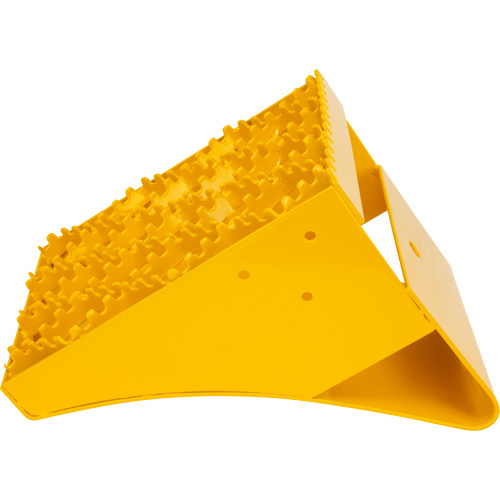 Ice Chocks, Steel, Yellow, 8-1/16" W x 10-5/8" D x 8-13/16" H Rock Safety Industrial Ltd