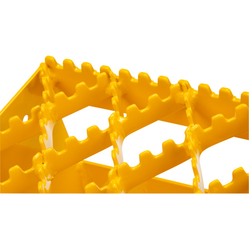 Ice Chocks, Steel, Yellow, 8-1/16" W x 10-5/8" D x 8-13/16" H Rock Safety Industrial Ltd