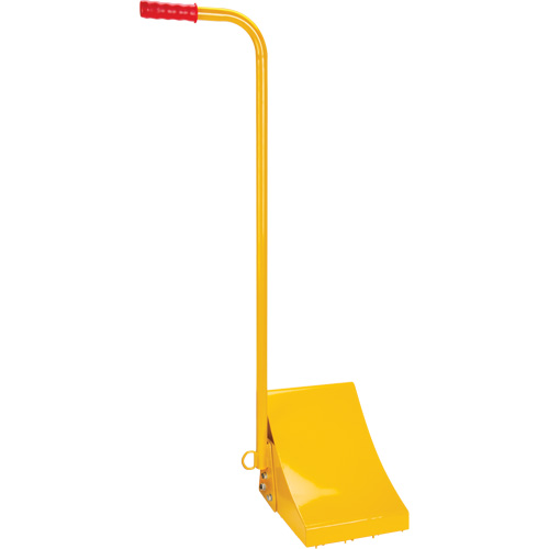Cale de roue pour la glace avec poign&eacute;e ergonomique, Acier, Jaune, 8-1/16" la x 10-5/8" p x 8-13/16" h Rock Safety Industrial Ltd