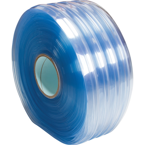 Low-Temperature Ribbed Strip Curtain, 164' x 8" x 0.080" Rock Safety Industrial Ltd