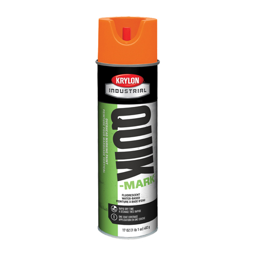 Peinture de marquage industrielle &agrave; base d'eau pour le travail en hauteur Quik-Mark, 17 oz, Canette a&eacute;rosol Rock Safety Industrial Ltd