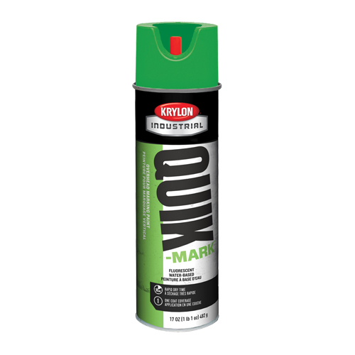 Peinture de marquage industrielle &agrave; base d'eau pour le travail en hauteur Quik-Mark, 17 oz, Canette a&eacute;rosol Rock Safety Industrial Ltd