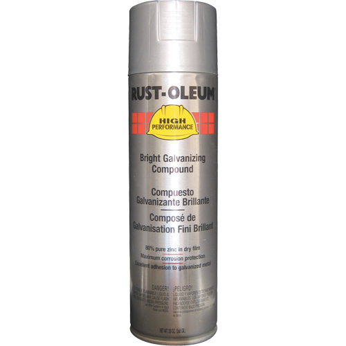 Compos&eacute; galvanisant brillant &agrave; vaporiser, Canette a&eacute;rosol Rock Safety Industrial Ltd