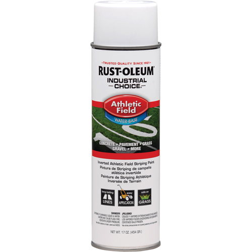 Industrial Choice&reg; AF1600 Athletic Field Striping Paint, White, 17 oz., Aerosol Can Rock Safety Industrial Ltd