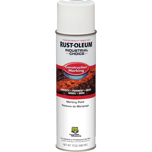Water Based Marking Paint, 17 oz., Aerosol Can Rock Safety Industrial Ltd