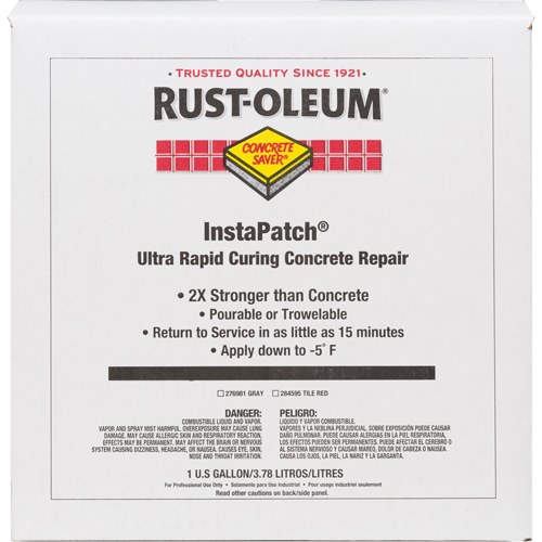 Produit de r&eacute;paration du b&eacute;ton InstaPatch de Concrete Saver, Gris Rock Safety Industrial Ltd