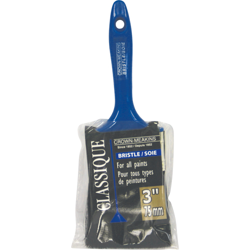 Pinceau classique, Soies, Manche Plastique, Largeur de 3" Rock Safety Industrial Ltd