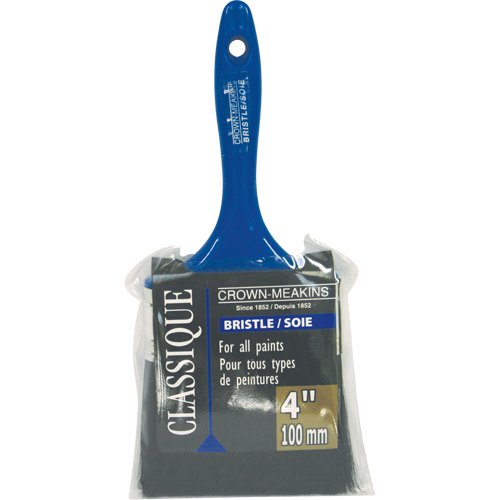 Pinceau classique, Soies, Manche Plastique, Largeur de 4" Rock Safety Industrial Ltd
