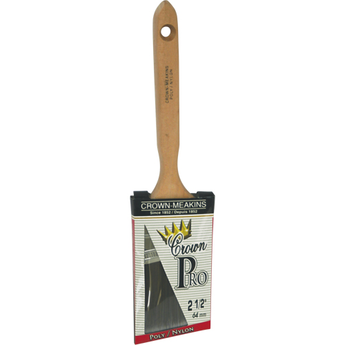 Pinceau angulaire Pro, Poly/nylon, Manche Bois, Largeur de 2-1/2" Rock Safety Industrial Ltd
