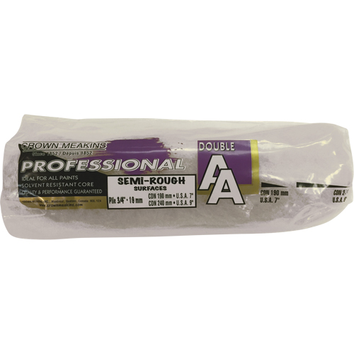 Professional AA Synthetic Paint Roller Cover, 19 mm (3/4") Nap, 240 mm (9-1/2") L Rock Safety Industrial Ltd