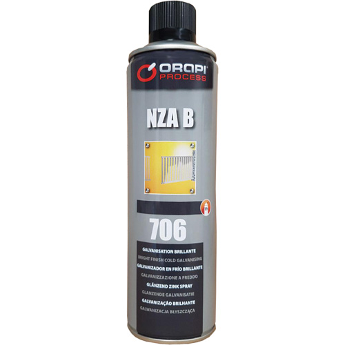 Peinture pour galvanisation &agrave; froid, Canette a&eacute;rosol Rock Safety Industrial Ltd