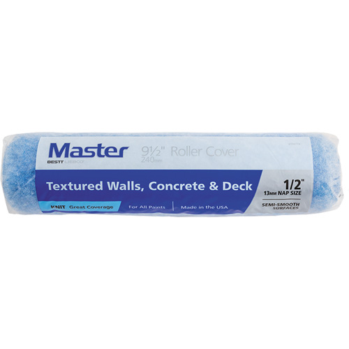 Couvre-rouleau en tricot Master, Nap 13 mm (1/2"), 240 mm (9-1/2") l Rock Safety Industrial Ltd