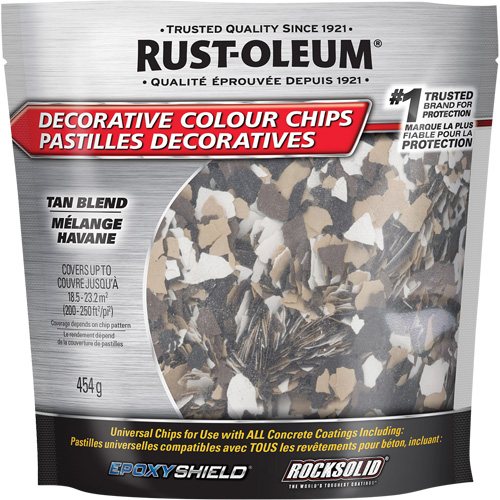 Pastilles de couleur d&eacute;coratives, 474 g, Sac, M&eacute;lange havane Rock Safety Industrial Ltd