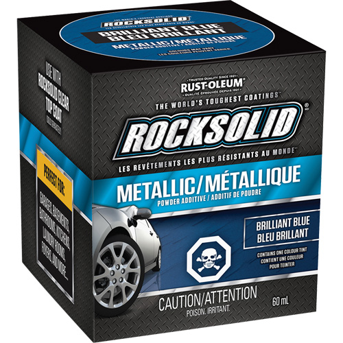 Additifs de poudre m&eacute;tallique RockSolid, 60 ml, Bouteille, Bleu brillant Rock Safety Industrial Ltd