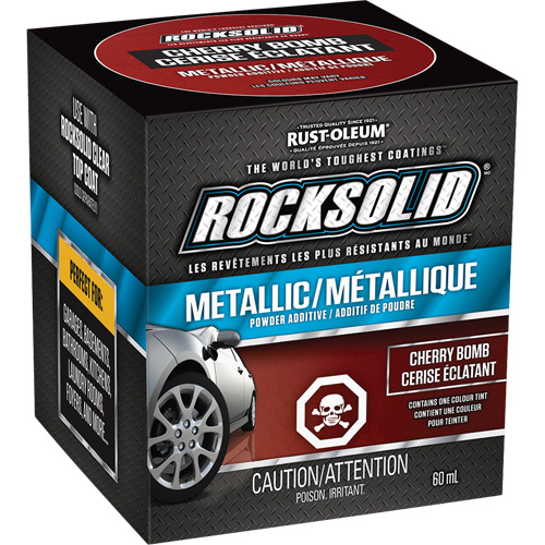 Additifs de poudre m&eacute;tallique RockSolid, 60 ml, Bouteille, Cerise &eacute;clatant Rock Safety Industrial Ltd