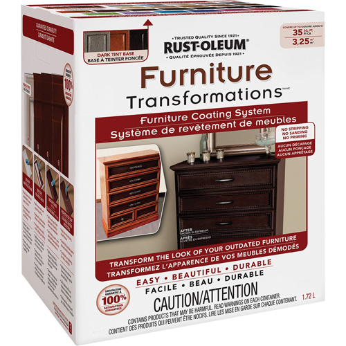 Furniture Transformations&reg; Furniture Coating System, 1.72 L, Kit, Tint Base Rock Safety Industrial Ltd
