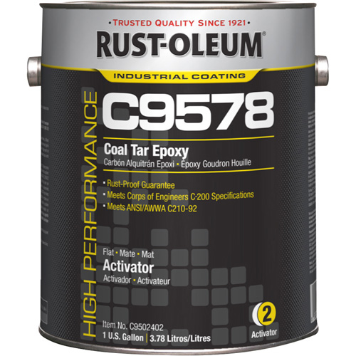 Activateur pour rev&ecirc;tement &eacute;poxydique &agrave; base de goudron de houille et &agrave; haute teneur en solides du syst&egrave;me C9578, Gallon Rock Safety Industrial Ltd
