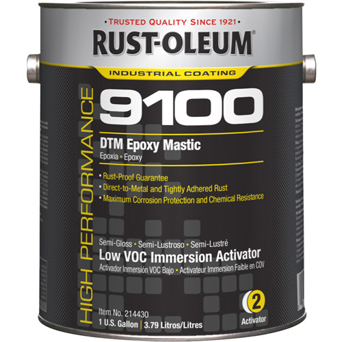 9100 System DTM Epoxy Mastic Immersion 250 VOC Activator, Gallon Rock Safety Industrial Ltd