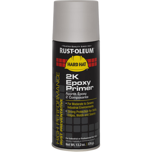 Appr&ecirc;t &eacute;poxydique 2K &agrave; haute performance en a&eacute;rosol du syst&egrave;me V2300, Gris, 13 oz, Canette a&eacute;rosol Rock Safety Industrial Ltd