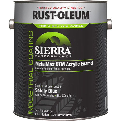 &eacute;mail acrylique DTM Sierra Performance MetalMax Plus, Gallon, Bleu Rock Safety Industrial Ltd