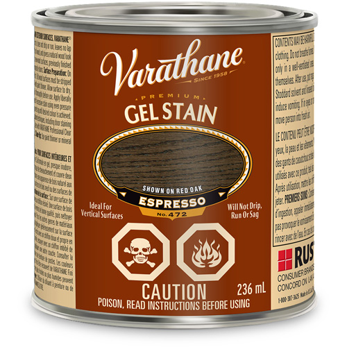 Teinture en gel de qualit&eacute; sup&eacute;rieure Varathane, 236 ml, Espresso Rock Safety Industrial Ltd