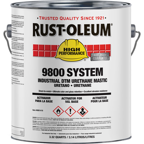 Activateur pour le syst&egrave;me de mastic &agrave; lur&eacute;thane 9800 DTM, 1 gal. Rock Safety Industrial Ltd