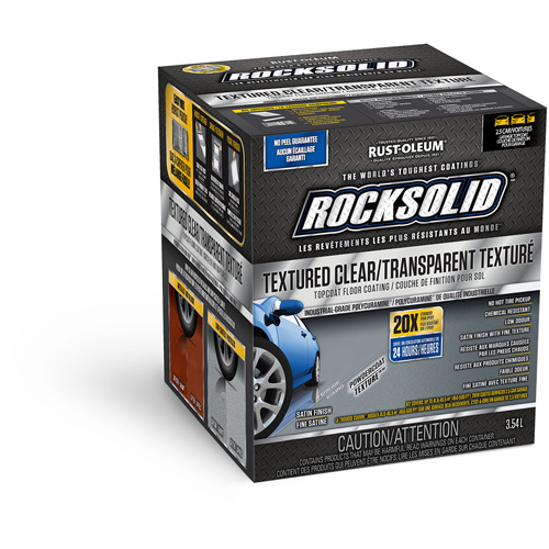 RockSolid&reg; Top Coat, Satin/Textured, Clear Rock Safety Industrial Ltd