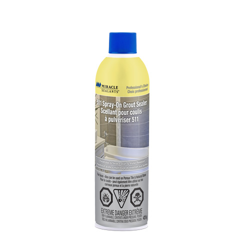 Scellant pour coulis &agrave; vaporiser 511 Miracle Sealants, Canette a&eacute;rosol Rock Safety Industrial Ltd